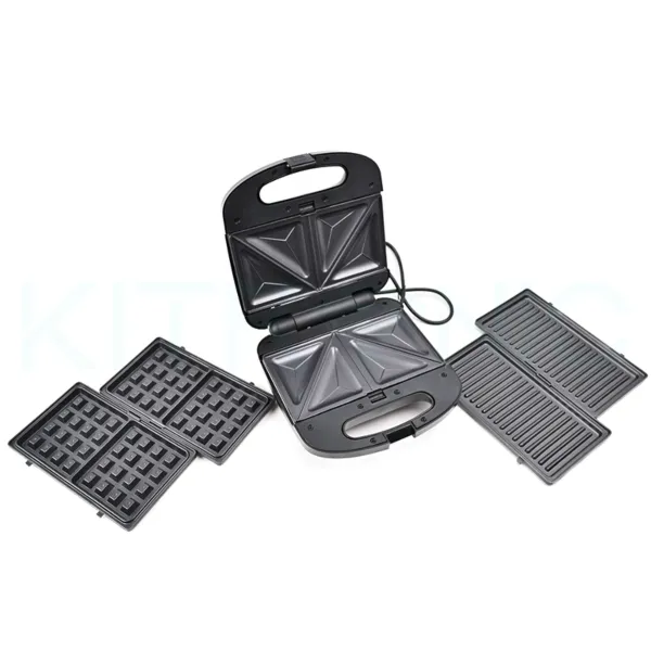 GVSM-303 استيل 3x1 800واط GVC PRO سخان ساندوتش