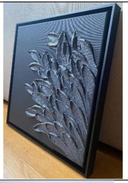 لوحة فنية بلاكنايت 100×100سم