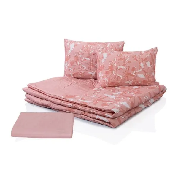 طقم مفرش سرير حجم ملكى  180X200 سم  4 قطع ريمسو