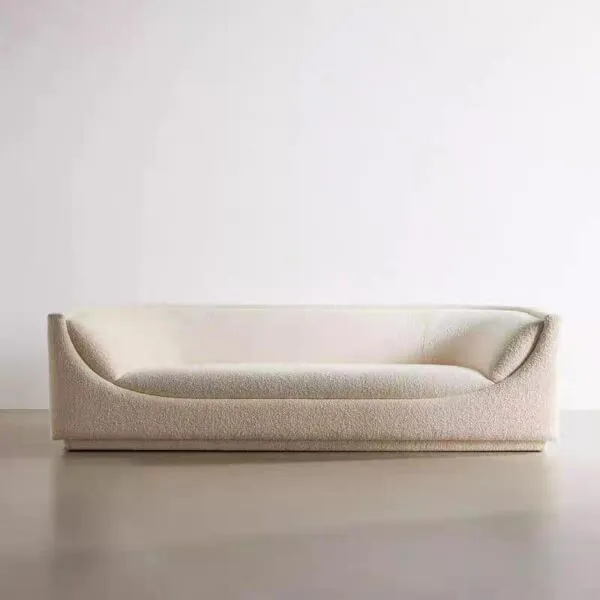 كنبة رباعية بوسطن - ابيض كريمي