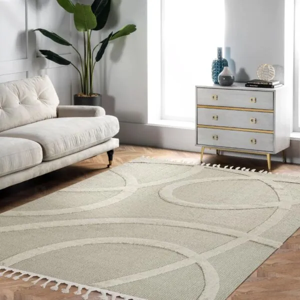 سجادة مودرن ألافا 200×300 سم - اخضر