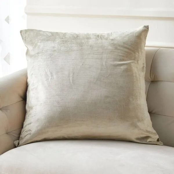 غطاء وسادة ديكور دوبيون 65x65 سم - ابيض