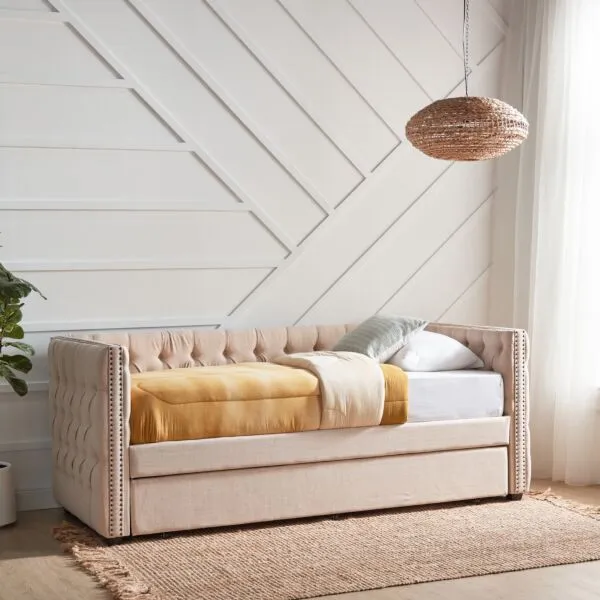 سرير نهاري مع وحدة سفلية - مونستون - 90x200 سم