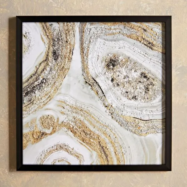 زينة حائط مؤطرة - 60x60 سم