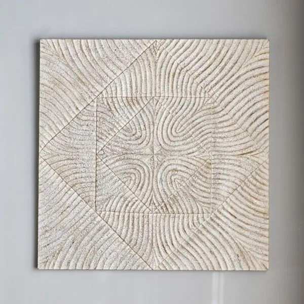 زينة حائط خشبيّة - إبرار - 120x120 سم