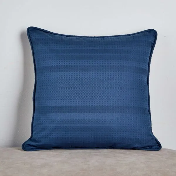 غطاء وسادة ديكور لوكس إتيرنتي 45x45 سم - ازرق