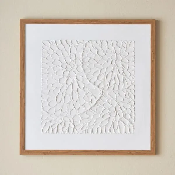 زينة حائط كانفاس مؤطرة - ليجي- 80x80 سم