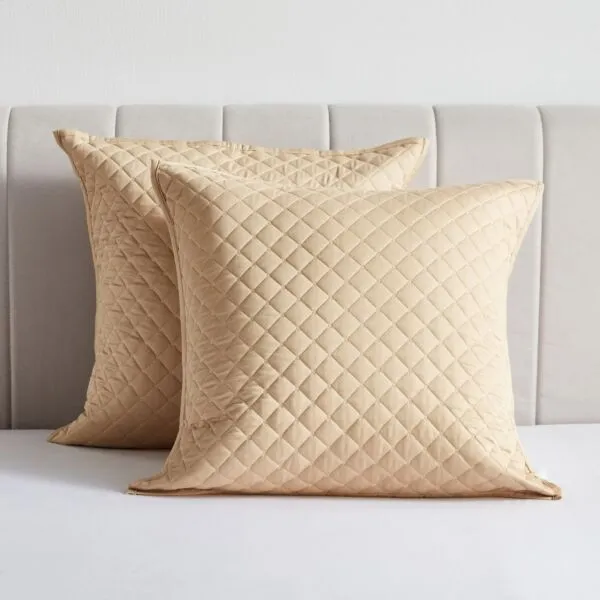 غطاء وسادة ديكور قطن إيجيبشن 65x65 سم - ذهبي