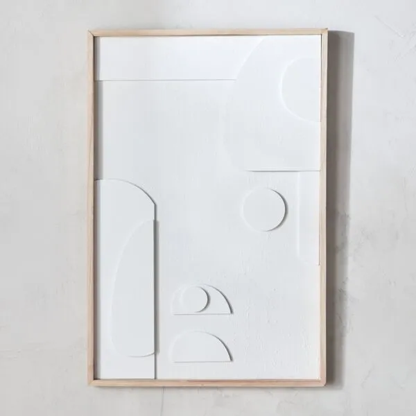زينة حائط كانفاس مؤطرة - سميح - 60x90 سم
