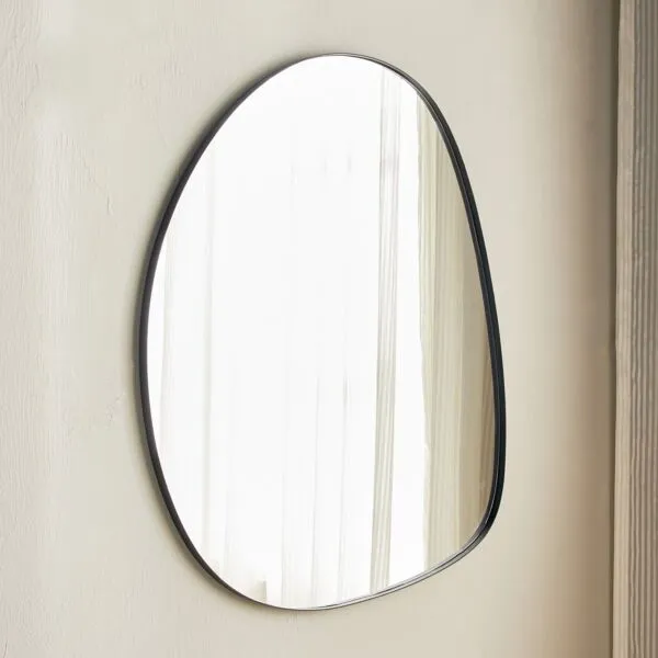مرآة حائط جالانتوس 90x92 - اسود