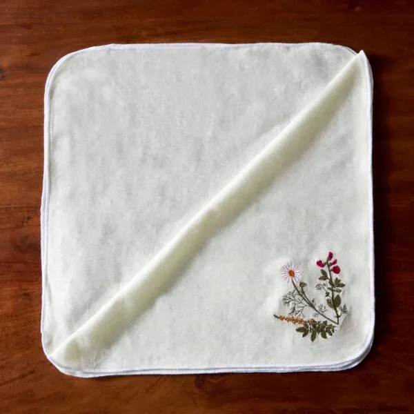 طقم مناديل سفرة 4 قطع جاردن بوهو 45x45 سم - اخضر