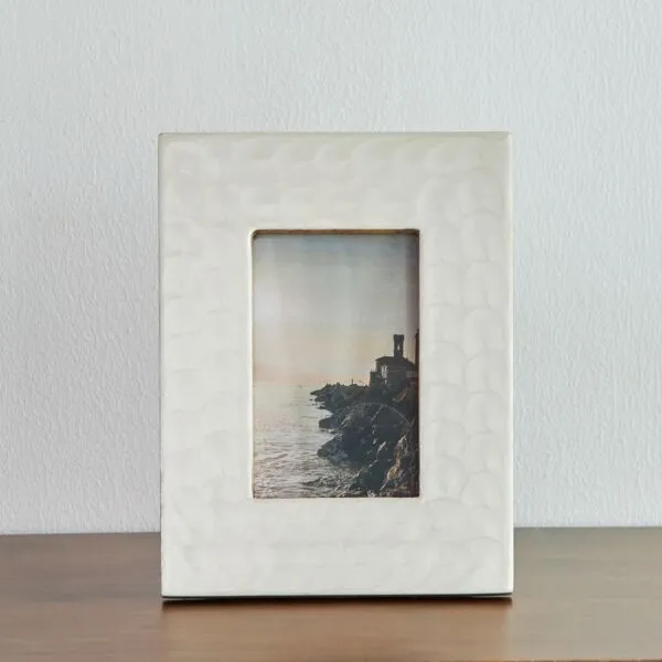 برواز صور بيرل 15x10 سم - ابيض