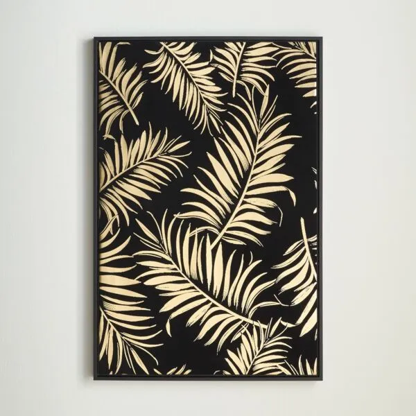 زينة حائط كانفاس مؤطرة - مايثو- 60x90 سم