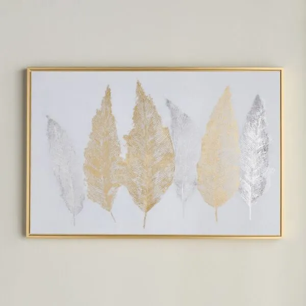 زينة حائط كانفاس مؤطرة - نورية- 90x60 سم