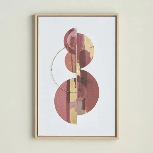 زينة حائط كانفاس مؤطرة - آيريا - 40x60 سم