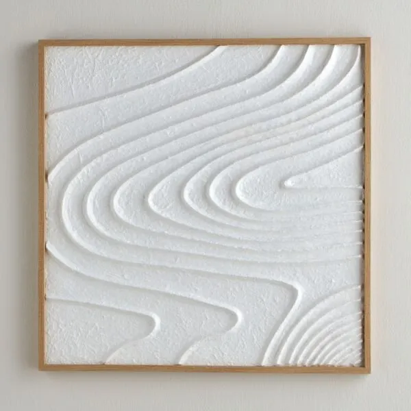 زينة حائط كانفاس مؤطرة - تشيوني - 80x80 سم