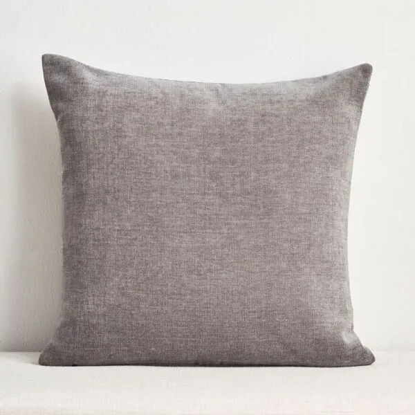 غطاء وسادة ديكور تورين 50x50 سم - رمادي