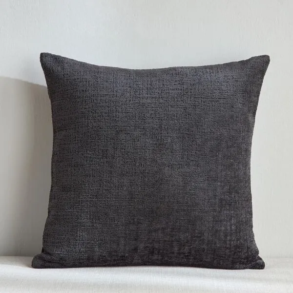 غطاء وسادة ديكور نابلز جاكار 50x50 سم - اسود