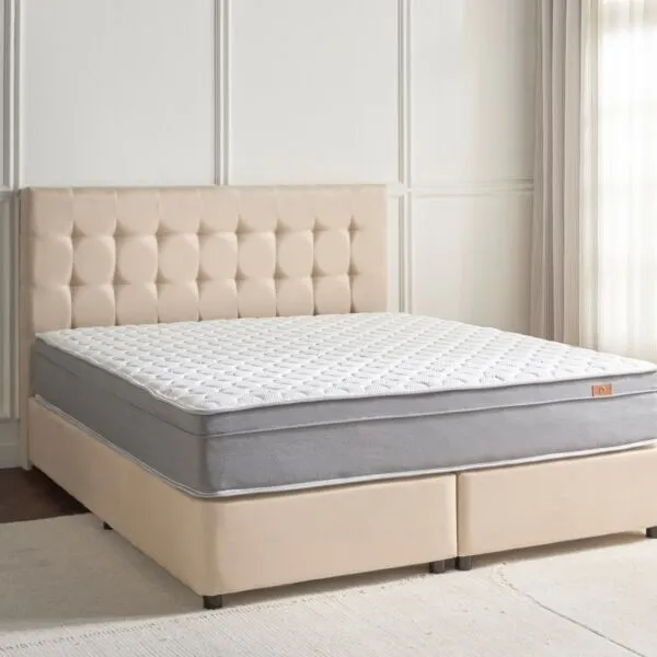 مرتبةكينغ فيسكو عالية المرونة بنوابض 180x210 ترانكويل - ابيض