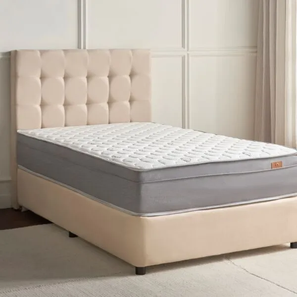 مرتبة فردية فيسكو عالي المرونة بنوابض 90x200 ترانكويل - ابيض