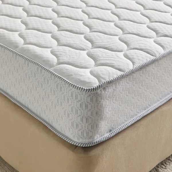 مرتبة فردية بنوابض بونيل وإسفنج عالي المرونة ريفايف 120x200x23 سم - ابيض