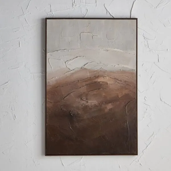 زينة حائط كانفاس مؤطرة بألوان زيتية - إلاريا- 80x120 سم
