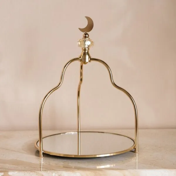 صحن ديكور معدن - مجلس - 26x26 سم