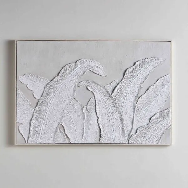 لوحة جدارية كانفاس مؤطرة بألوان زيتية - إيلبهي - 120x80 سم