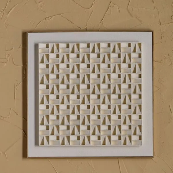 لوحة جدارية مؤطرة ثلاثية الأبعاد كايسي - 80x80 سم