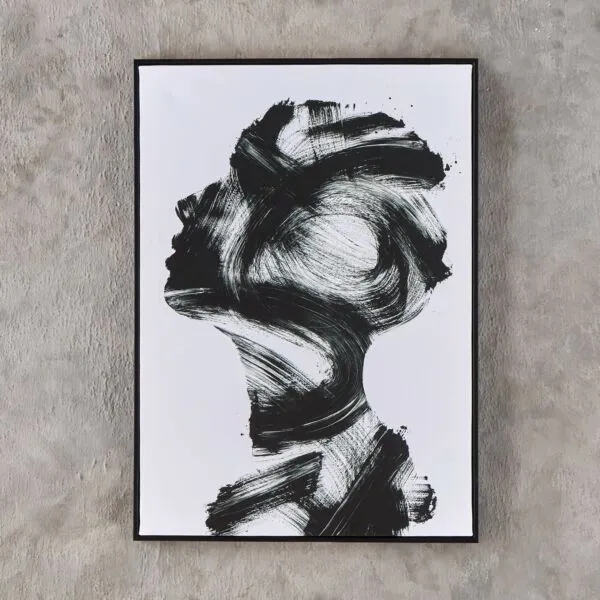 لوحة جدارية كانفاس مؤطرة - مها - 50x70 سم