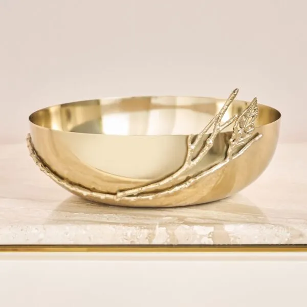 وعاء سلطة مزين آسبن أميرة - 26x26 سم