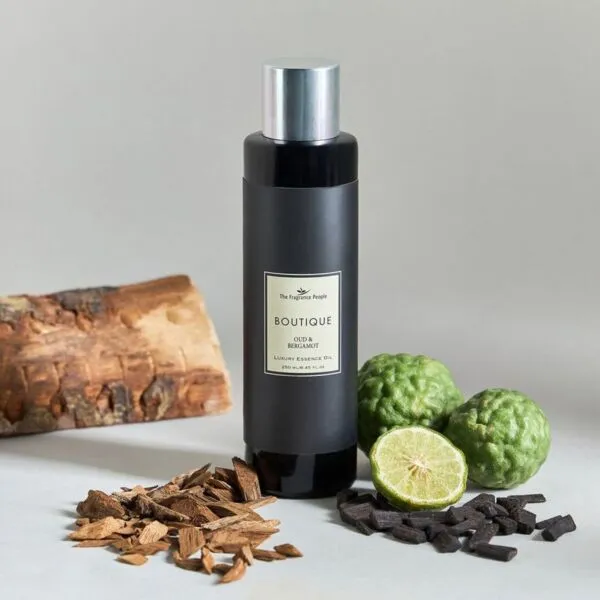 زيت عطري فاخر بالعود والبرغموت - بوتيك - 250 مل