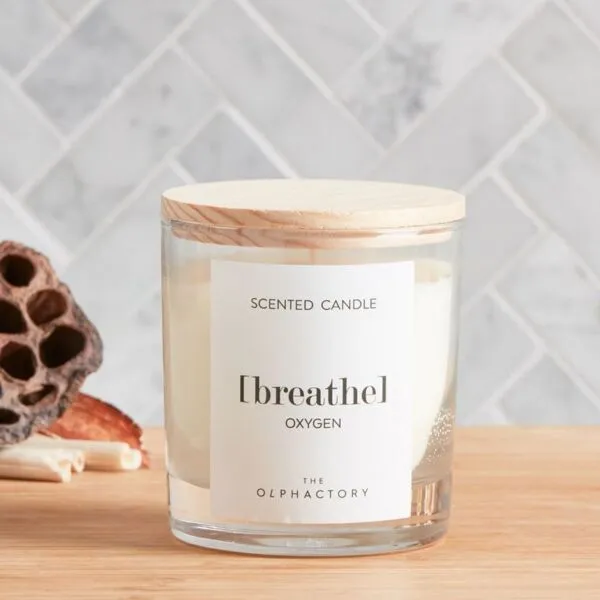 شمعة معطرة في جرة بريث أوكسجين من ذا أول فكاتشوري - 600 مل