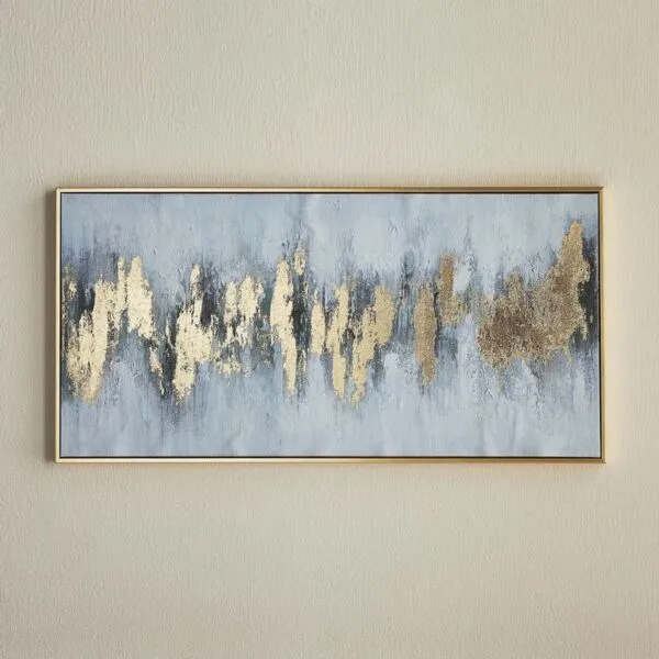 زينة حائط كانفاس مؤطرة - بوتري - 100x50 سم