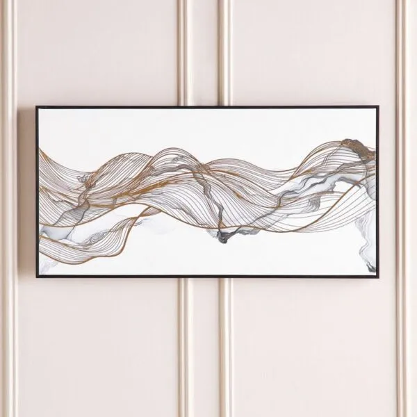 زينة حائط كانفاس مؤطرة - مينيا - 120x60 سم