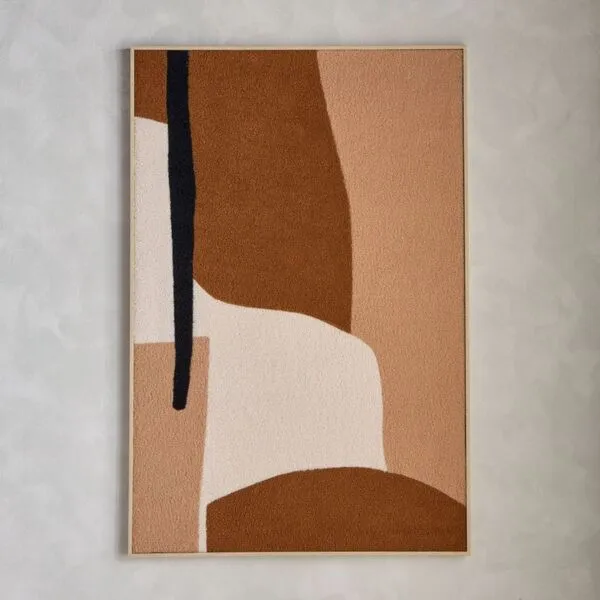 زينة حائط كانفاس بإطار ثلاثي الأبعاد - سينترا - 80x120 سم