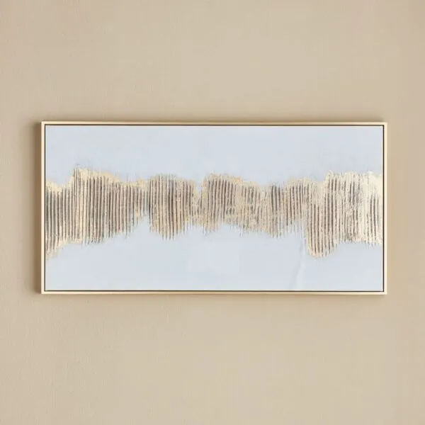 زينة حائط كانفاس مؤطرة - نورول- 100x50 سم
