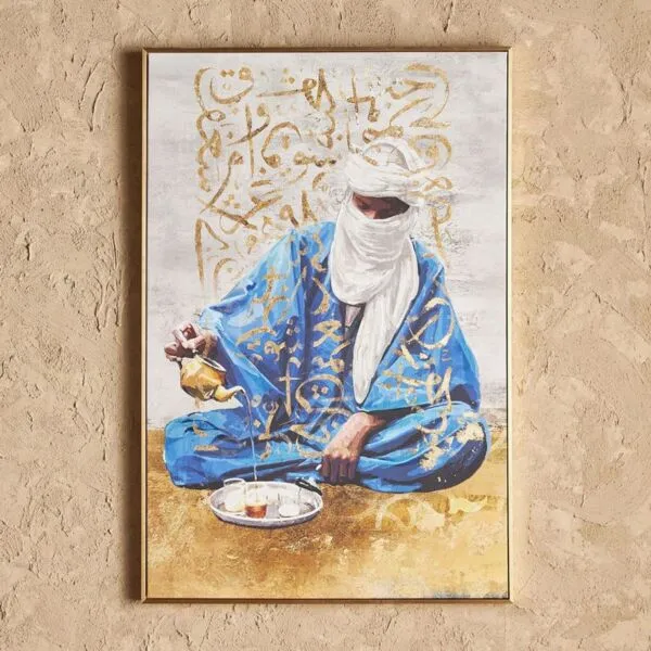 زينة حائط كانفاس مؤطرة بطبعات - كايند فيلينجس - 80x120 سم