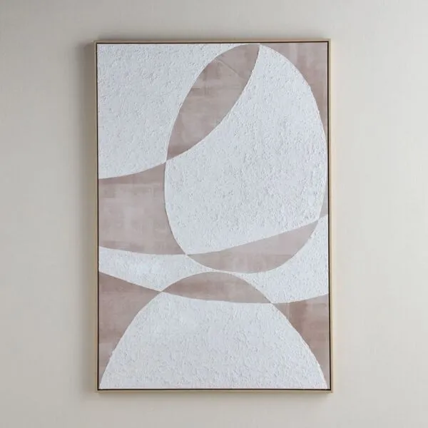 زينة حائط كانفاس مؤطرة - جارا - 100x150 سم