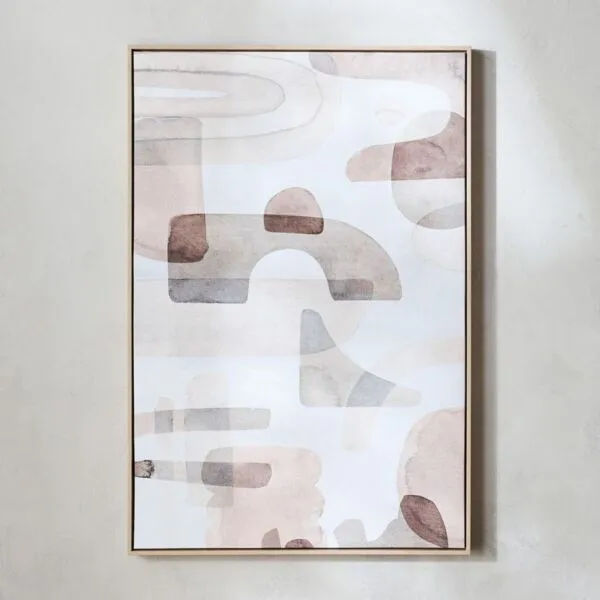 زينة حائط كانفاس مؤطرة - فيلا - 83x123 سم