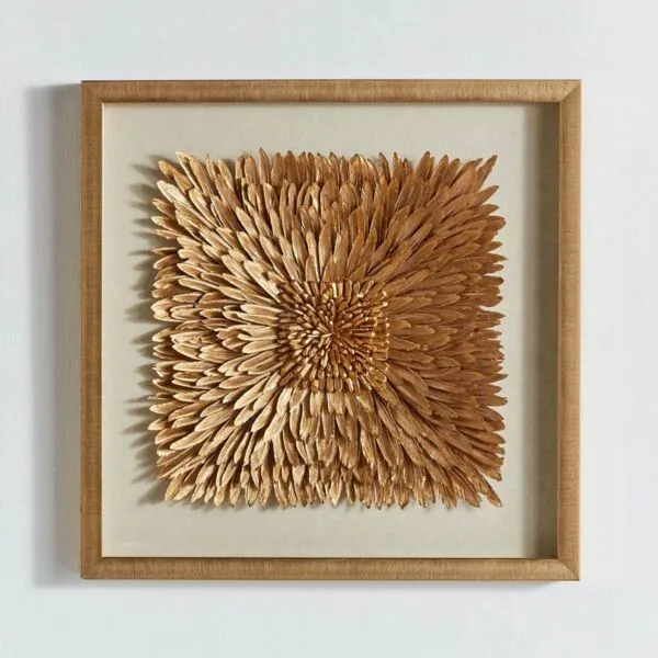 صندوق ظل مزخرف - ريشا - 60x60 سم