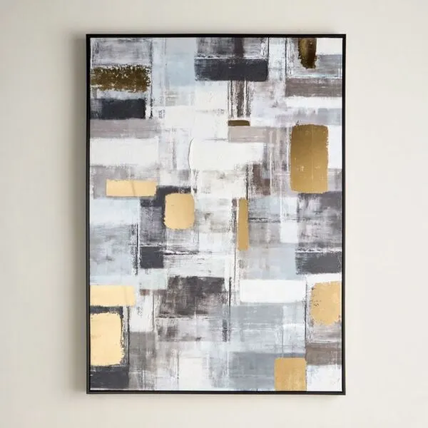 زينة حائط كانفاس مؤطرة - إلودي- 103x143 سم