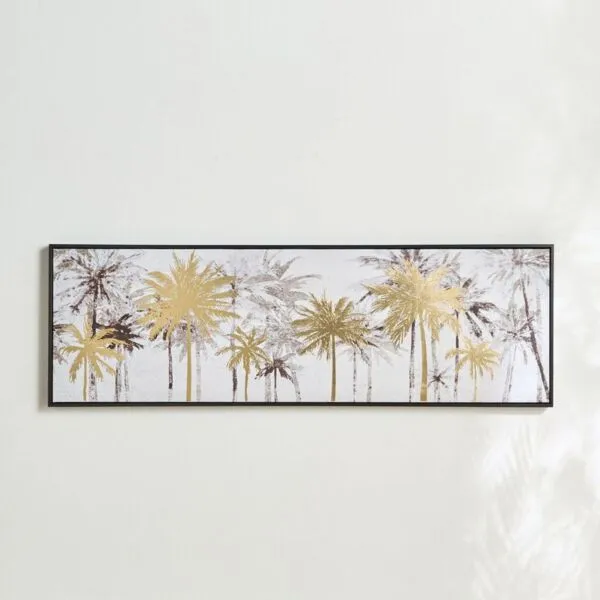 زينة حائط كانفاس مؤطرة - ثولايل- 140x45 سم