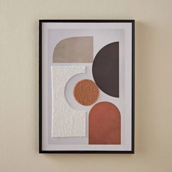 زينة حائط كانفاس مؤطرة بطبعات - كانان - 50x70 سم