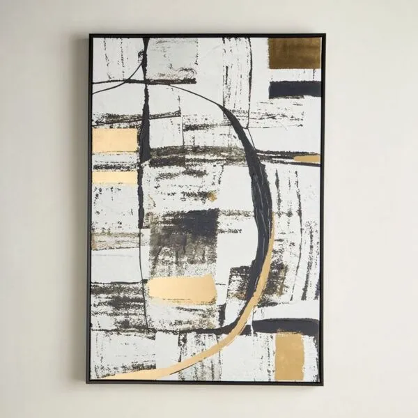 زينة حائط كانفاس مؤطرة - إيفا - 83x123 سم