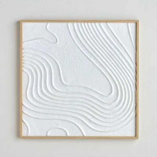 زينة حائط كانفاس مؤطرة - كيكلوس - 80x80 سم