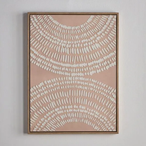 زينة حائط كانفاس مؤطرة - ليفكي- 60x80 سم