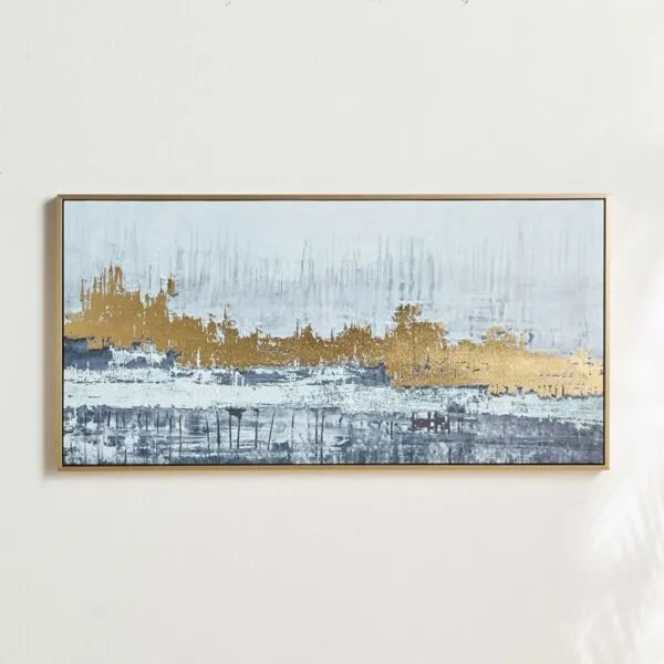 زينة حائط كانفاس مؤطرة - نجيري- 100x50 سم