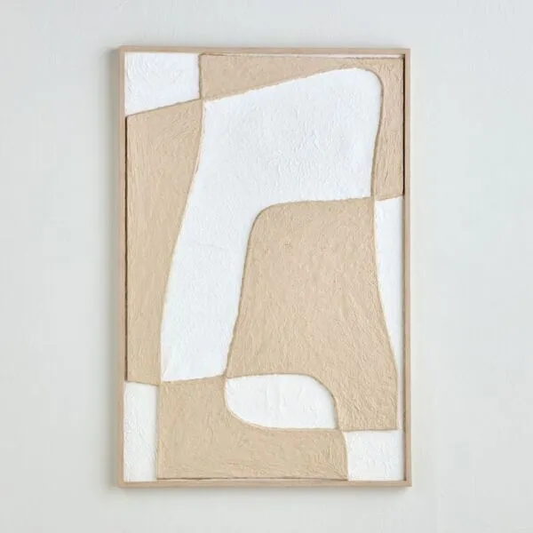 زينة حائط كانفاس مؤطرة - ليفانتا - 80x120 سم