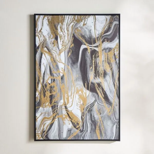 زينة حائط كانفاس مؤطرة - تشارلي- 83x123 سم